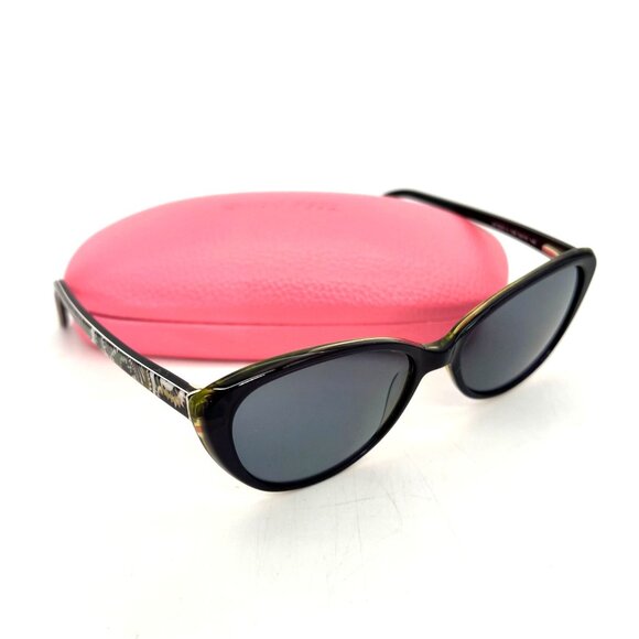 NEED LENSES Emilio Pucci Italian Womens Cat-Eye Sunglasses FRAMES ONLY Pink Case - Picture 2 of 16